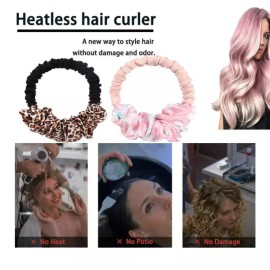 볼 헤어 컬러 부드러운 곱슬 제품 실크 수면 롤러 열 없음 긴 스타일링 도구 무열 [F] Ball Hair Color Soft Curl Product Silk Sleep Roller No Heat Long Styling Tool Heatless [F]