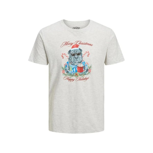 JACK & JONES Men's Jorchristmas Mugshot Tee Ss C.n Xmas