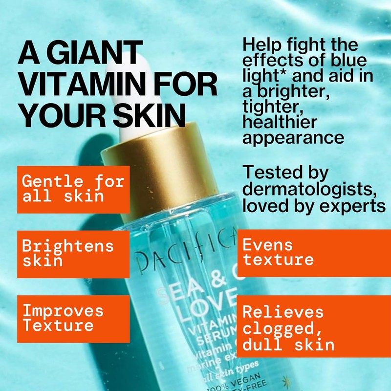 Pacifica Sea & c love vitamin serum, 1 Fl Ounce