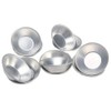 JASOLYI 10pcs Aluminum Egg Tart Molds,Tart Tin Pudding Moulds,Muffin Tin