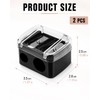 YIPFEN Pack of 2 Makeup Sharpener, Universal Pencil Sharpener for