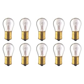 CEC Industries #1141IF (Frosted) Bulbs, 12.8 V, 18.432 W, BA15s Base, S-8 shape (Box of 10)