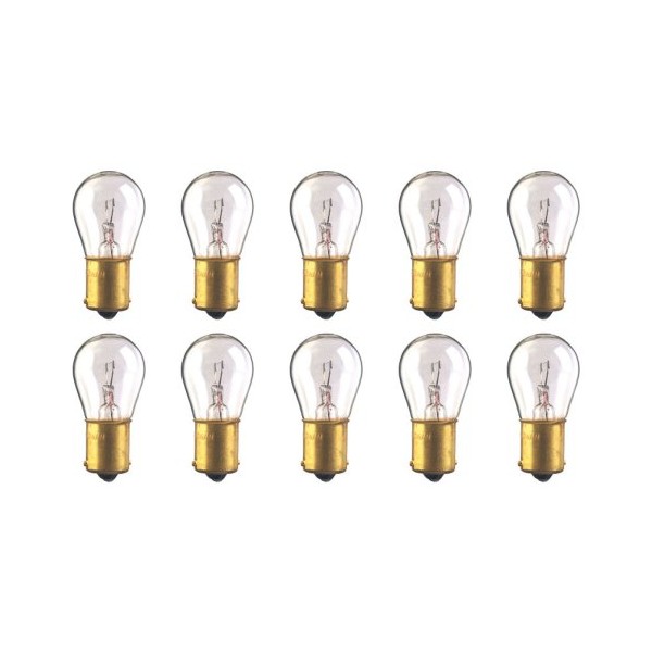 CEC Industries #1141IF (Frosted) Bulbs, 12.8 V, 18.432 W, BA15s Base, S-8 shape (Box of 10)