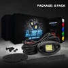 White Rock Lights, 8 Pod ALIGZ Rock Lights for Trucks