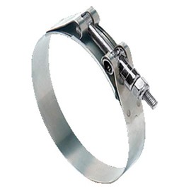 Ideal Tridon 300210325051 Stainless Steel 30021 Series 300 T-Bolt Channel Bridge Hose Clamp, Heavy Duty, 76 SAE Size, 82.6 mm - 90.4 mm Hose OD Range