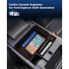 FIILINES Center Console Organizer for Ford Explorer 2020-2024, Armrest Storage