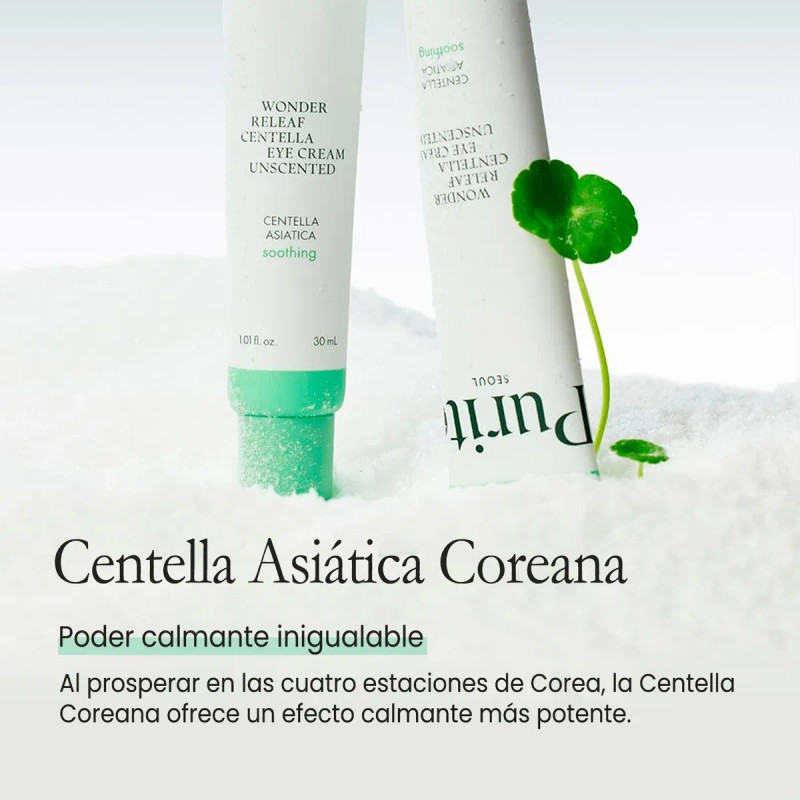 Wonder Releaf Centella Eye Cream Unscented Purito 30ml Todo Tipo