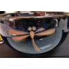 Dragonfly Rice Noodle Soup Bowls, Blue ( se of 6)