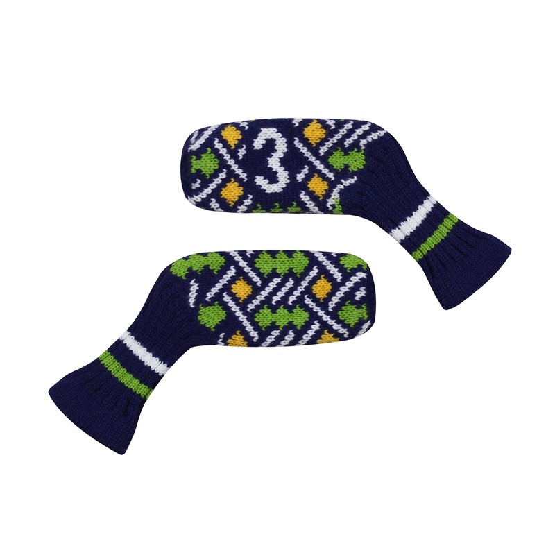 Scott Edward 10 Pcs Knitted Golf Iron Head Covers Adorable