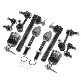A-Premium 10Pcs Suspension Kit, Front Rear Sway Bar Link & Front Lower Ball Joint & Inner Outer Tie Rod End, Compatible with Honda Accord 1998-2002, Acura TL 1999-2003, CL 2001-2003