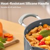 6 Quart Nonstick Stock Pot with Lid, BEZIA PFAS-Free Ceramic