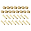 PATIKIL 1/8" Tube ID Compression Assortment Kit, 15 Set Brass