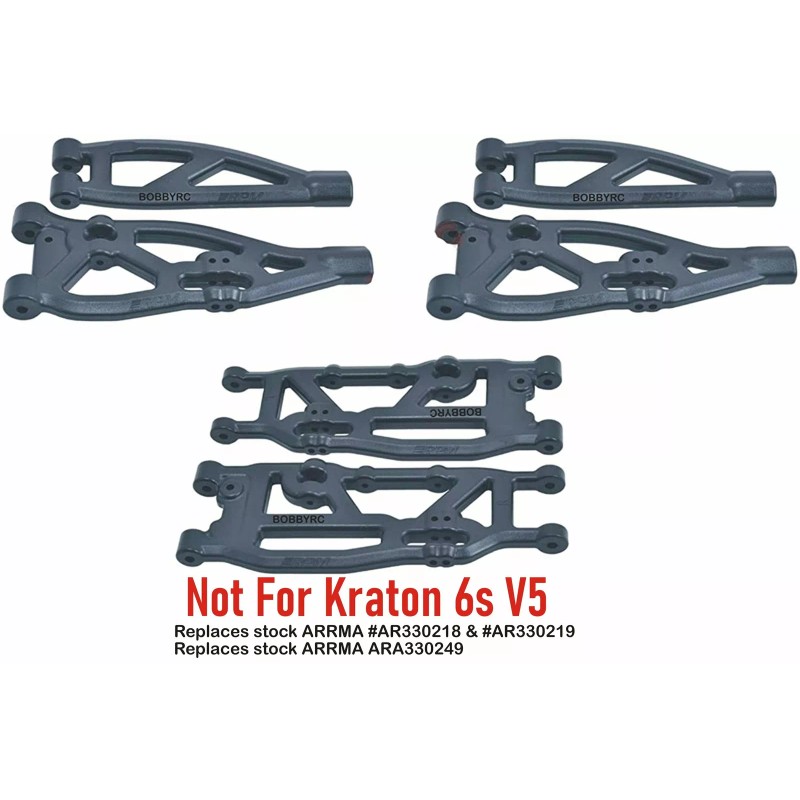 Arrma Outcast Kraton Talion 6s RPM Suspension Arms A-Arms Set