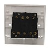 kenable 3 Gang 2 Way 10A Triple Light Switch Rounded