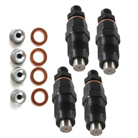 Bulubiu 4PCS Fuel Diesel Injector 131406490 Fit for Perkins Engine 104-22 403C-15 403D-15 403D-15T 403C-17 403D-17 404C-22 404D-22 404C-22T 404D-22T Engine, aftermarket part Replace