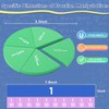 Magnetic Fraction Tiles & Fraction Circles Set-Fraction Manipulatives, Math Manipulatives