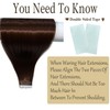 BIBHAIR Tape in Hair Extensions,20pcs 50g 24 Inch Medium Auburn