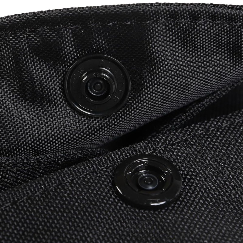 Chums Men's Wallet Recycle L-Shaped Zip Wallet Black