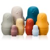 Chivao 8 Pieces Russian Nesting Dolls, Silicone Matryoshka Doll Easter