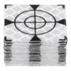 HARFINGTON 30pcs Survey Reflector Sheets 30x30mm Self-Adhesive Reflective Tape Survey