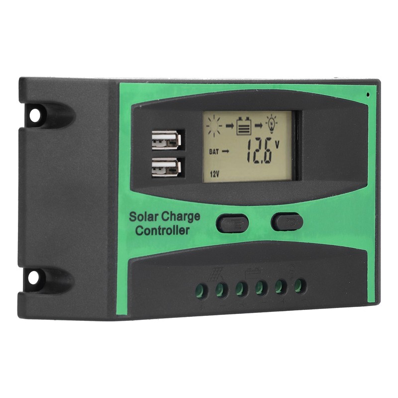 Solar Charge Controller Photovoltaic Discharge PWM Control Regulator 12‑24V 30A