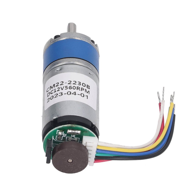 Gear Motor DC 12V Speed Reduction 560RPM 22mm Planetary Gear