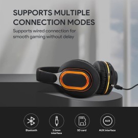 H7 Wireless Headphones Bluetooth Headphones, Foldable Wireless Over-Ear Headphon