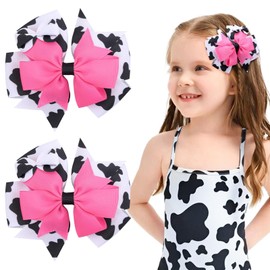 Hair Bows Girls, 2 Pieces Bows Hair, Hair Bow, Women's Bow Knot Hair Clip, Hairpin Set with Bow for Girls, Hair Accessories for Girls and Women