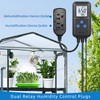 Digital Humidity Controller, Pre-Wired Humidity Controlled Dual Stage Outlets for