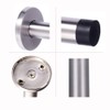 Jatidne 3 Pack Door Stops Chrome Door Stoppers for Skirtings