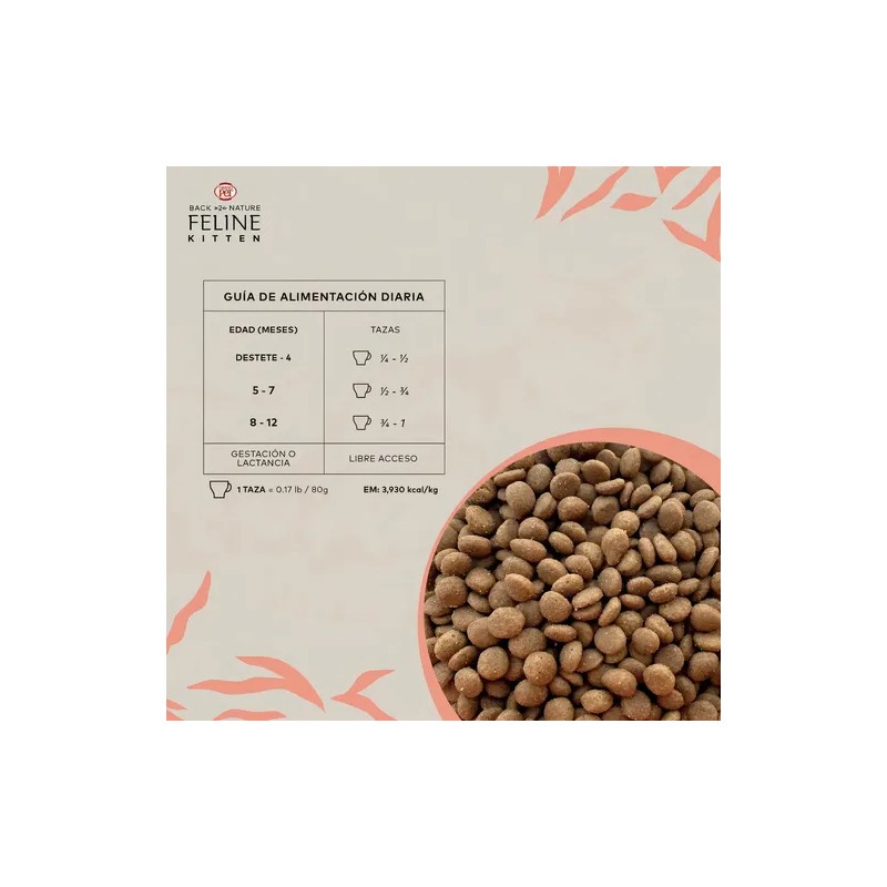 Feline Kitten 2kg Back To Nature Para Gatito