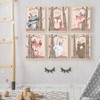 6Pcs 30x21cm Cute Cartoon Animal Pattern Canvas Painting Wall Art