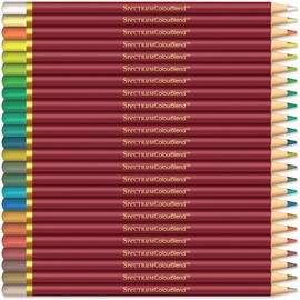 Spectrum Noir ColorBlend Pencils-24 pc ColourBlend Premium Blendable Artists Pencils, Naturals, Pack of 24, Beige