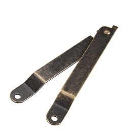 sourcing map Folding Support Hinge Furniture Decorative Box Lid Hinges Bronze Tone 97mmx11mm 15 Pcs