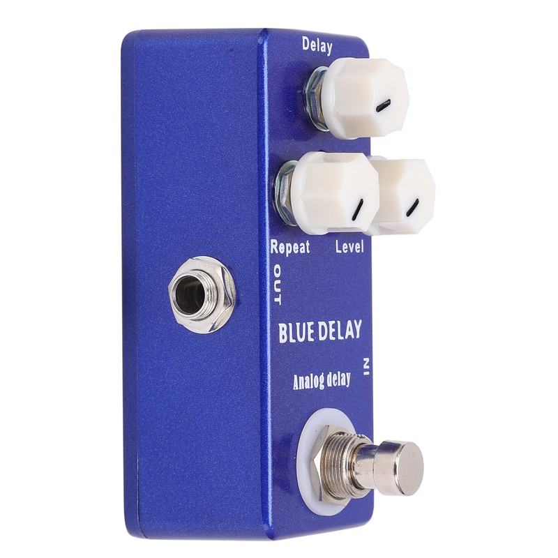 Guitar Effect Pedal Mini Blue Delay Analogue True Bypass Adjustable