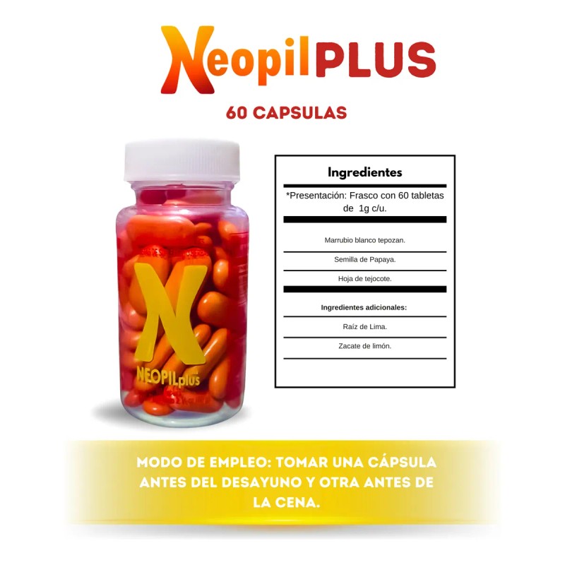 Neopilplus Cápsulas Pzas Sabor
