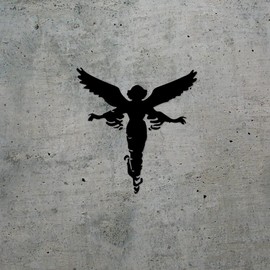 Decal Stickers Of Angel In Silhouette (Black) Premium Waterproof Vinyl Decal Stickers For Laptop Phone Accessory Helmet Car Window Mug Tuber Cup Door Wall Decoration ANDSKUS576085BL070722