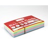 Silvine 5x3" Multi-coloured Record Cards - Lined with headline, 100