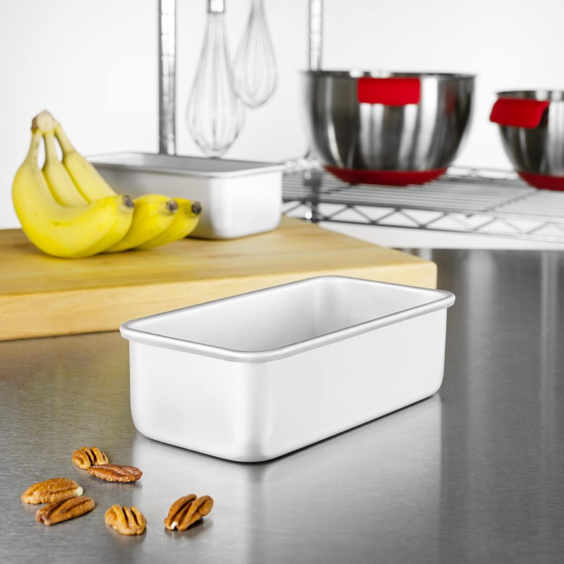 Fat Daddio's Anodized Aluminum Bread Pan, 7.75 x 3.75 x
