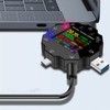USB Digital Display Voltmeter Wireless Bluetooth Remote Control Charging Detector
