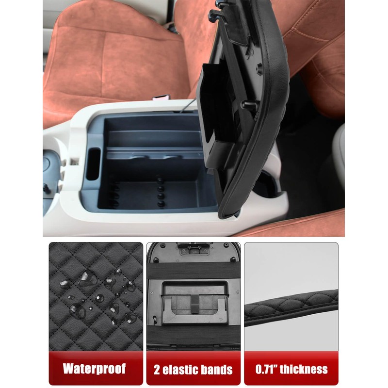 Center Console Armrest Cover for 2001 2002 2003 F150 Crew