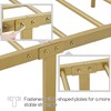 Yaheetech Full Bed Frames Metal Platform Bed with Victorian Style