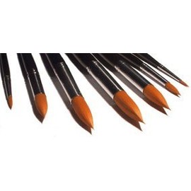 Artist's Paintbrushes (Set of 7) Brush Set for Watercolours and Acrylics Acrylic, Watercolour Brush