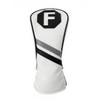 Golfclub headcovers in white (Set of three headcovers)