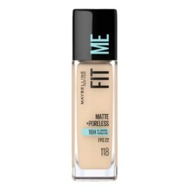 Base De Maquillaje Fit Me Matte Maybelline-118 Light Beige                                                                                            