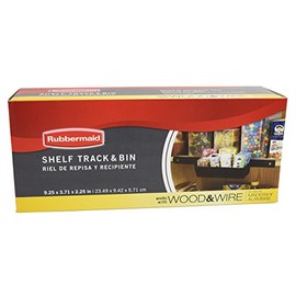 Rubbermaid Pantry Organization Shelf Track and Bin