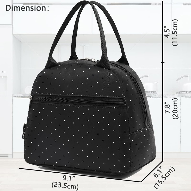 FlowFly Insulated Lunch Cooler Bag - Tote Bag Organizer for