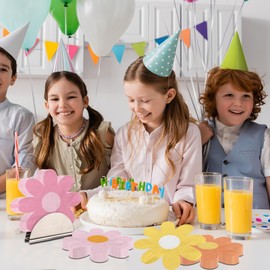 40Pcs Daisy Paper Napkins Groovy Napkins Retro Napkins Daisy Party Tableware Hippie Party Napkins Flower Paper Napkins Boho Daisy Baby Shower Decorations Daisy Party Supplies