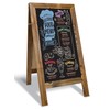 Better Office Products Magnetic A-Frame Chalkboard Sign, Extra Large 20"