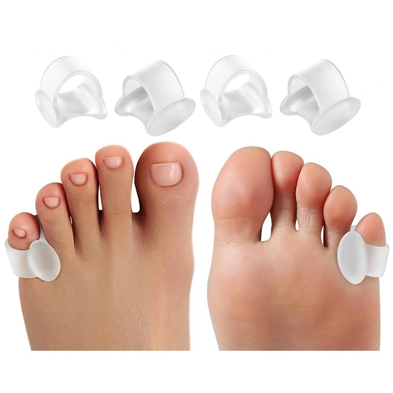 Toe Separators, Gel Toe Separators, Small Bunion Corrector to Prevent